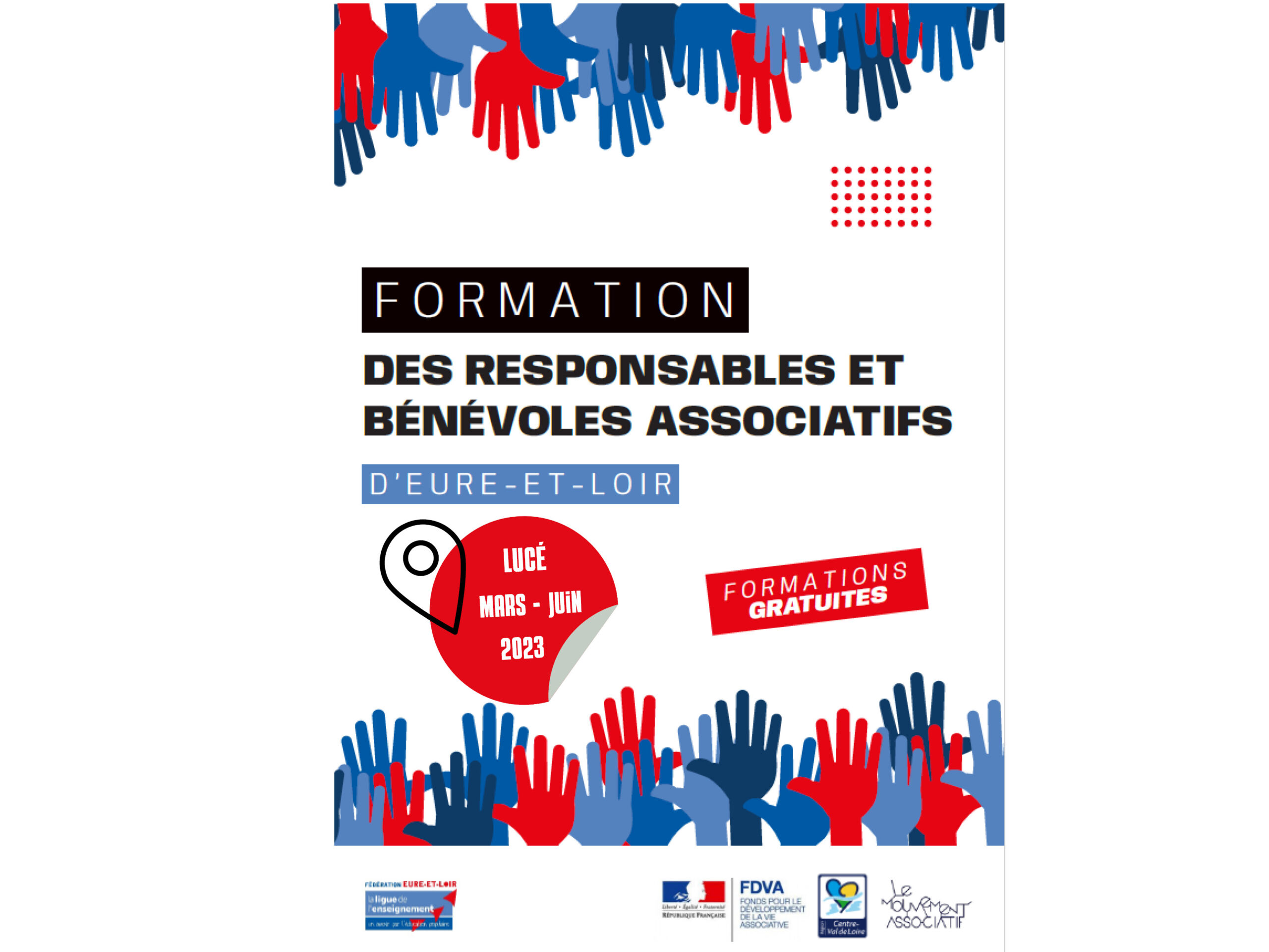 formation gratuite des responsables et bénévoles associatifs -Lucé