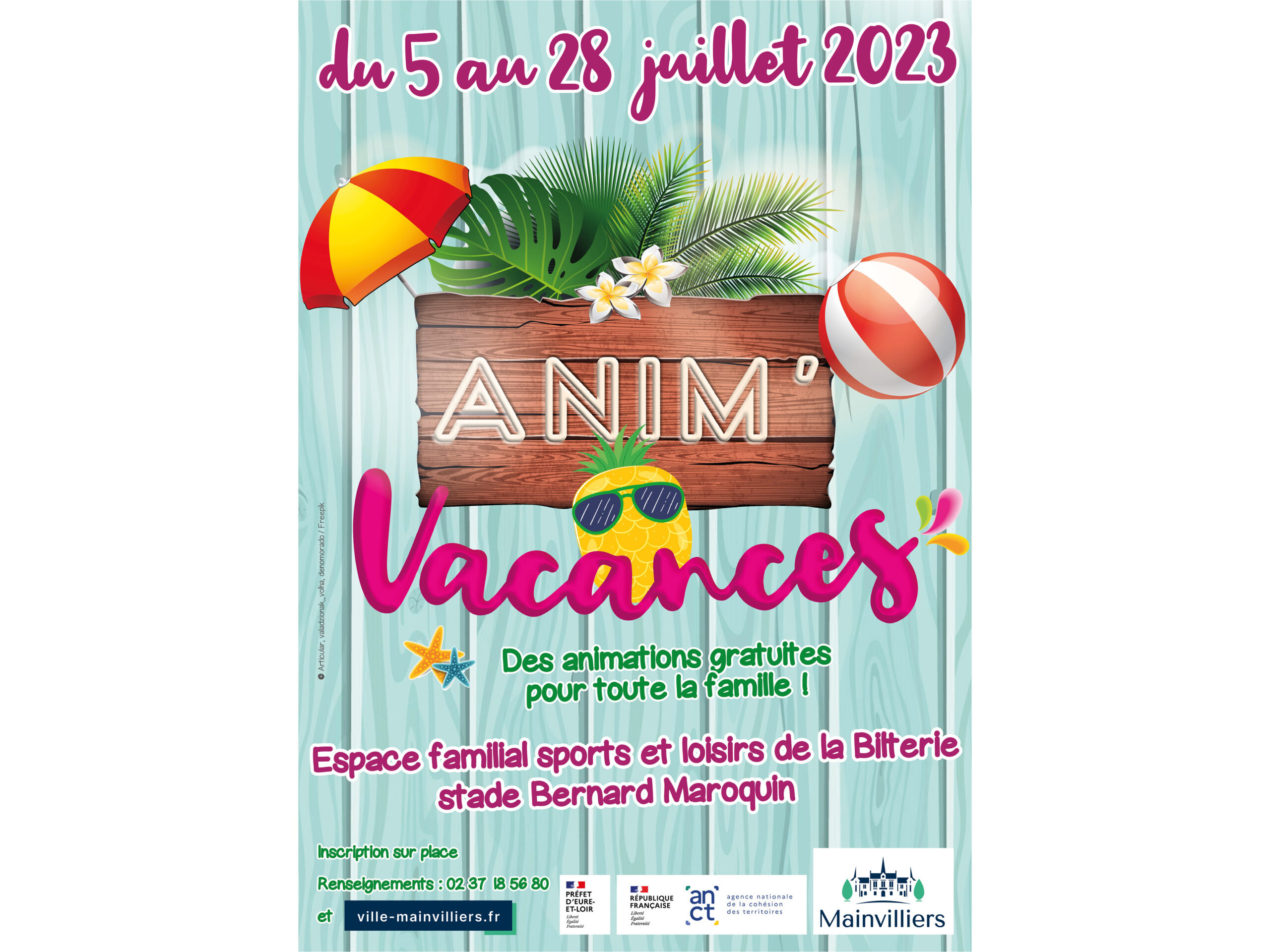Anim’ Vacances 2023