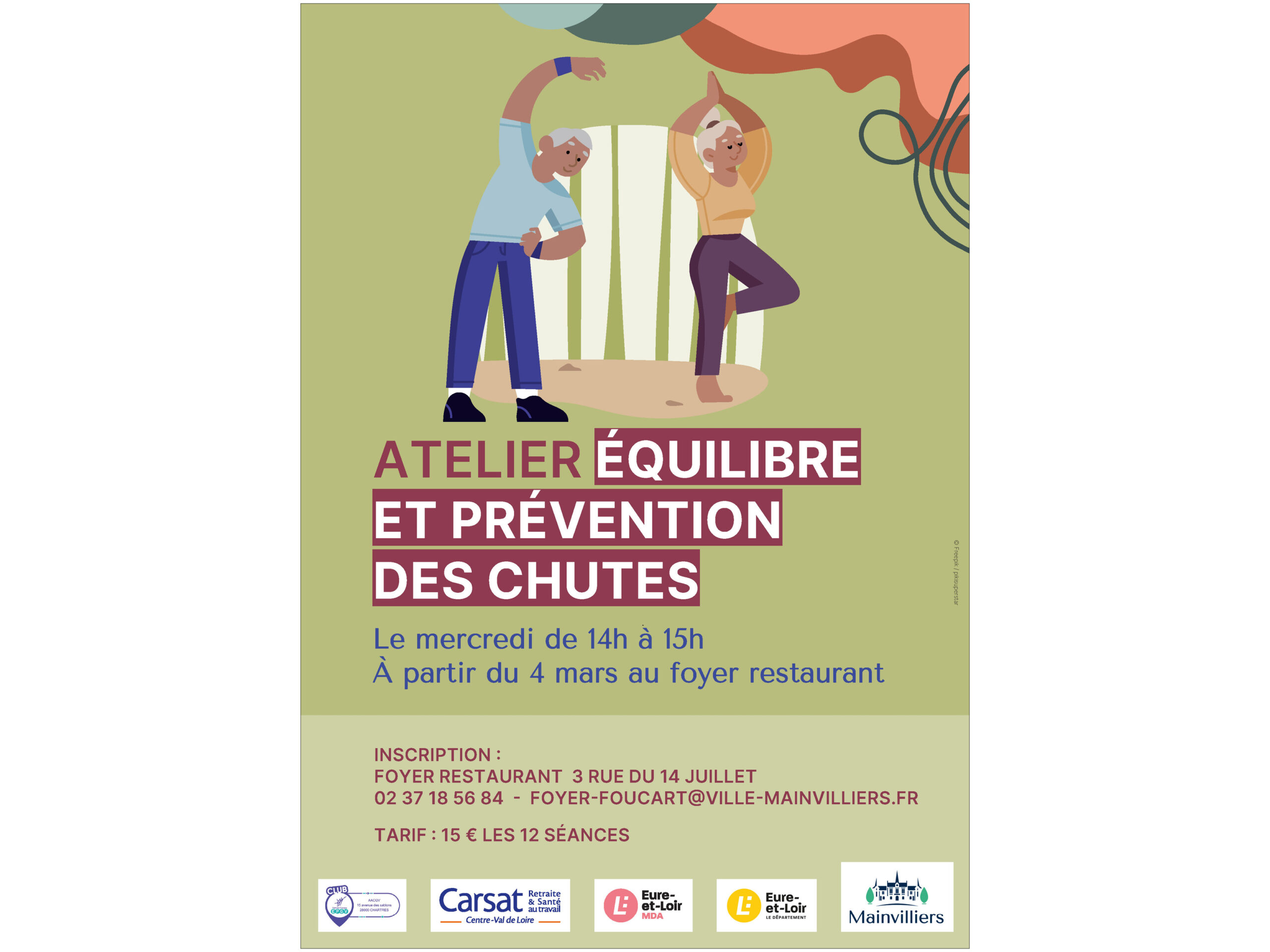 ACTU foyer restaurant équilibre prévention chutes