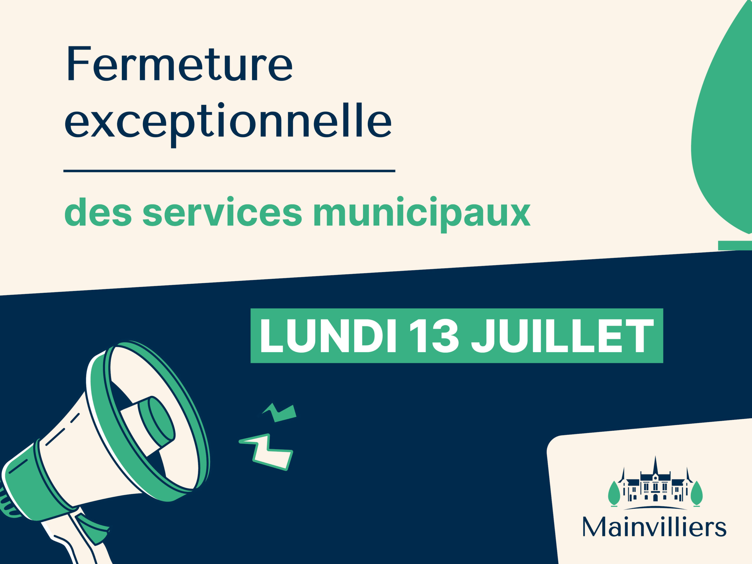 ACTU fermeture services municipaux